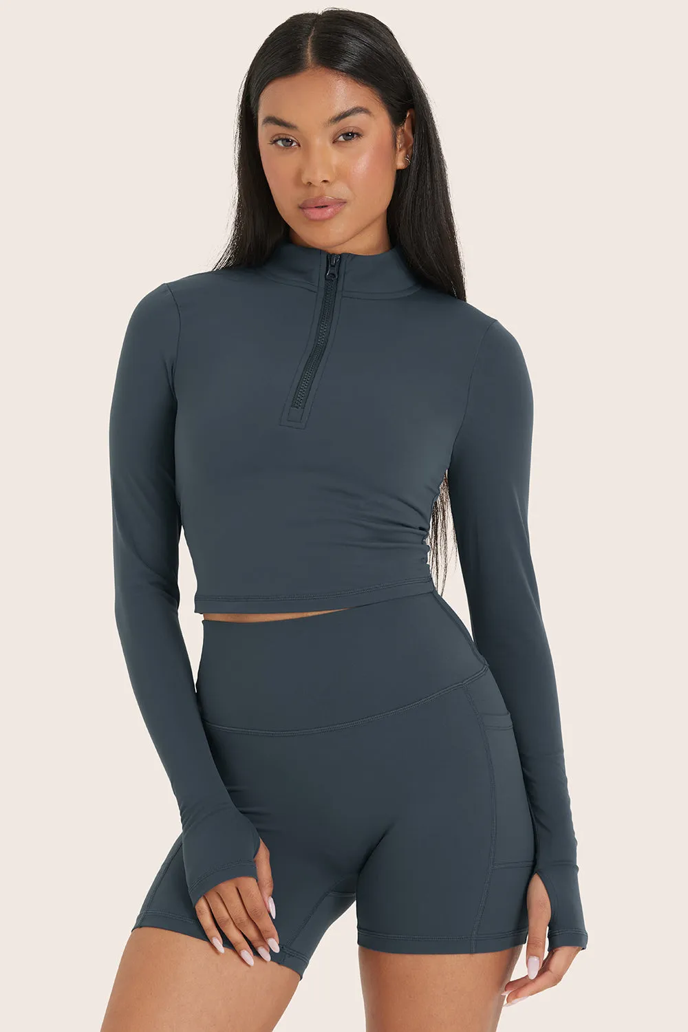 AIRLUXE BREATHE QUARTER ZIP - COMPASS sold by SETactive