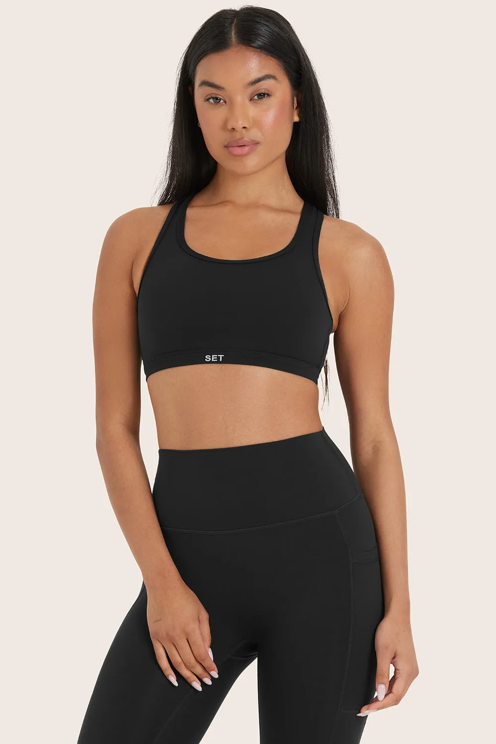 AIRLUXE™ BREATHE FLEX BRA - ONYX sold by SETactive