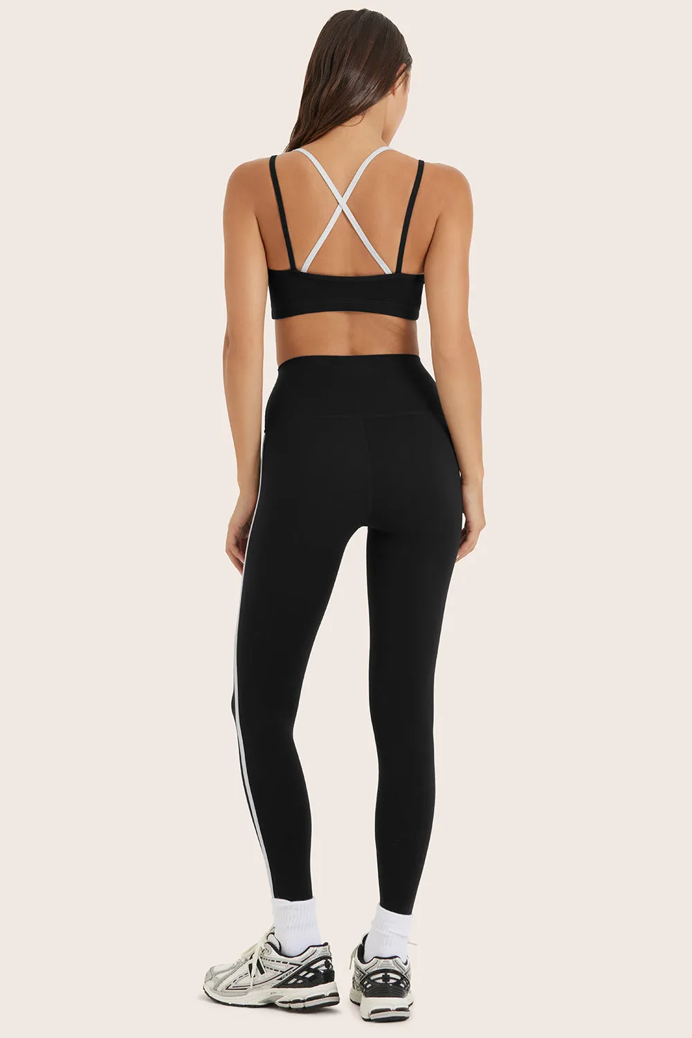 SPORTBODY® (BLOOPERS) SPORTY HIGH-RISE STRIPE LEGGINGS - ORCA sold by SETactive product image thumbnail 4