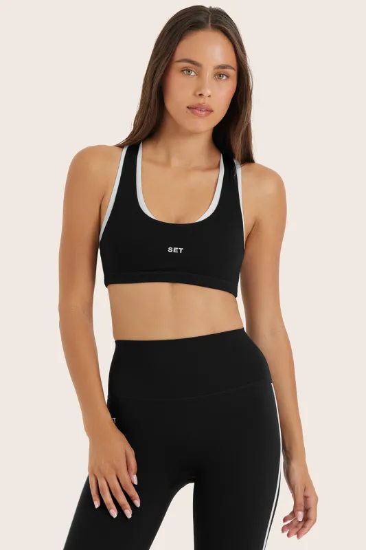 SPORTBODY® (BLOOPERS) SPORTY GYM BRA - ORCA sold by SETactive