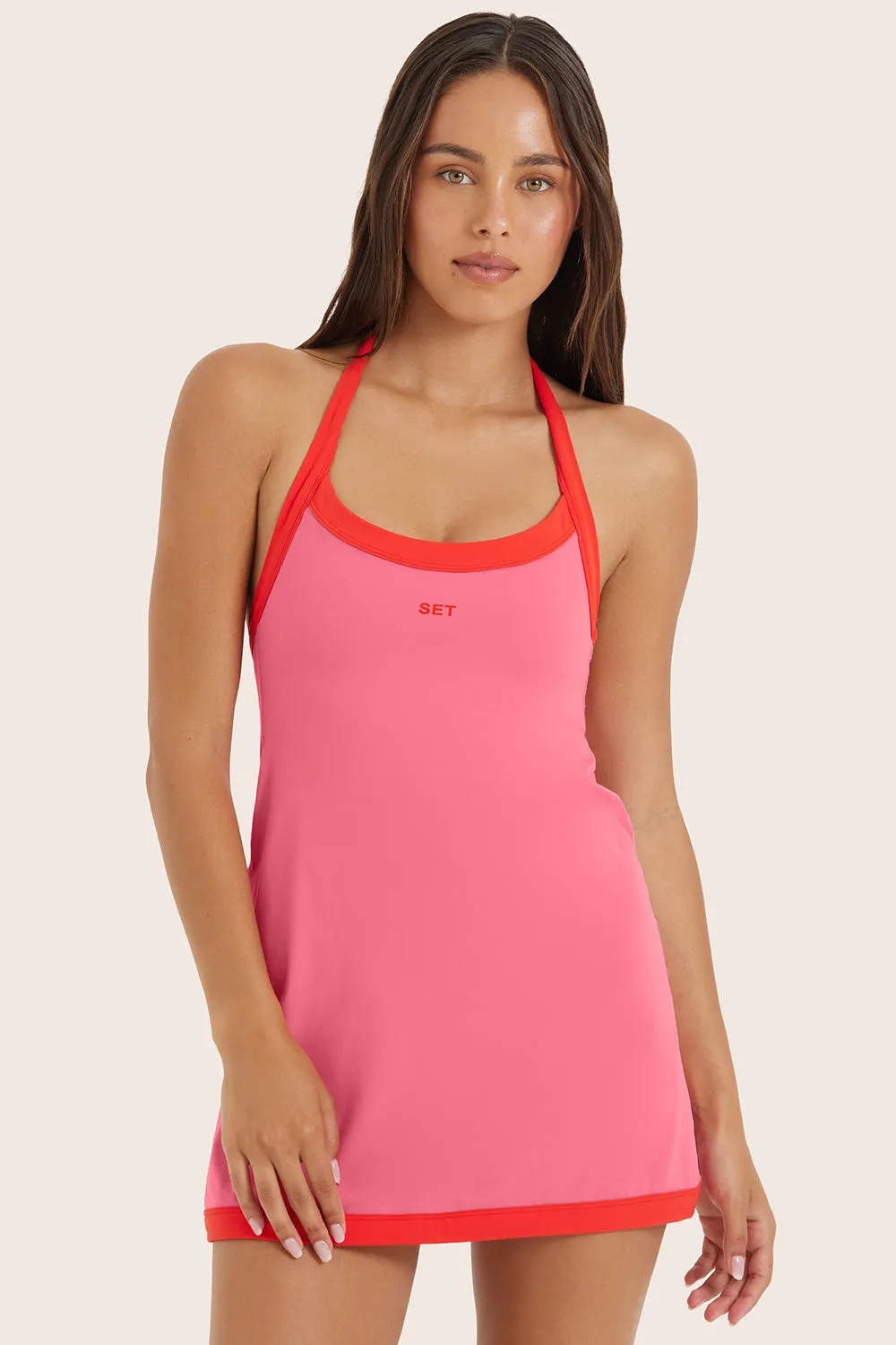 SPORTBODY® SPORTY HALTER DRESS - LOTUS sold by SETactive
