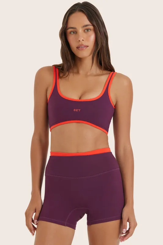 FORMCLOUD® CLOUD CONTRAST RISE BRA (PREORDER) - ACAI sold by SETactive