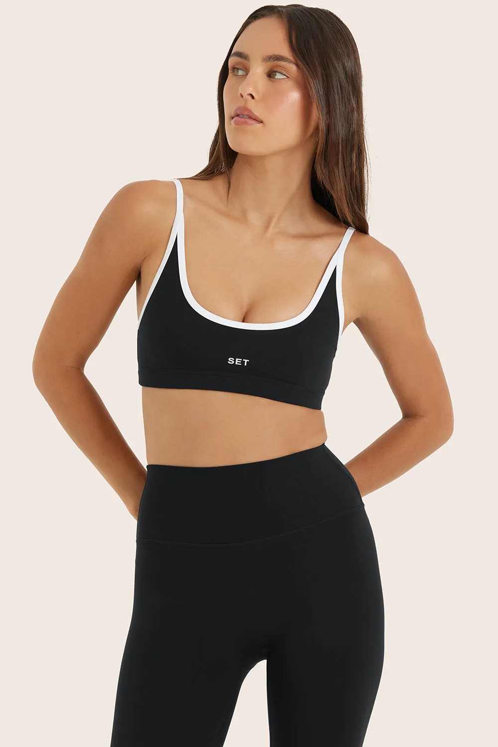 AIRLUXE™ BREATHE CONTRAST MOVE BRA - ORCA sold by SETactive product image thumbnail 3