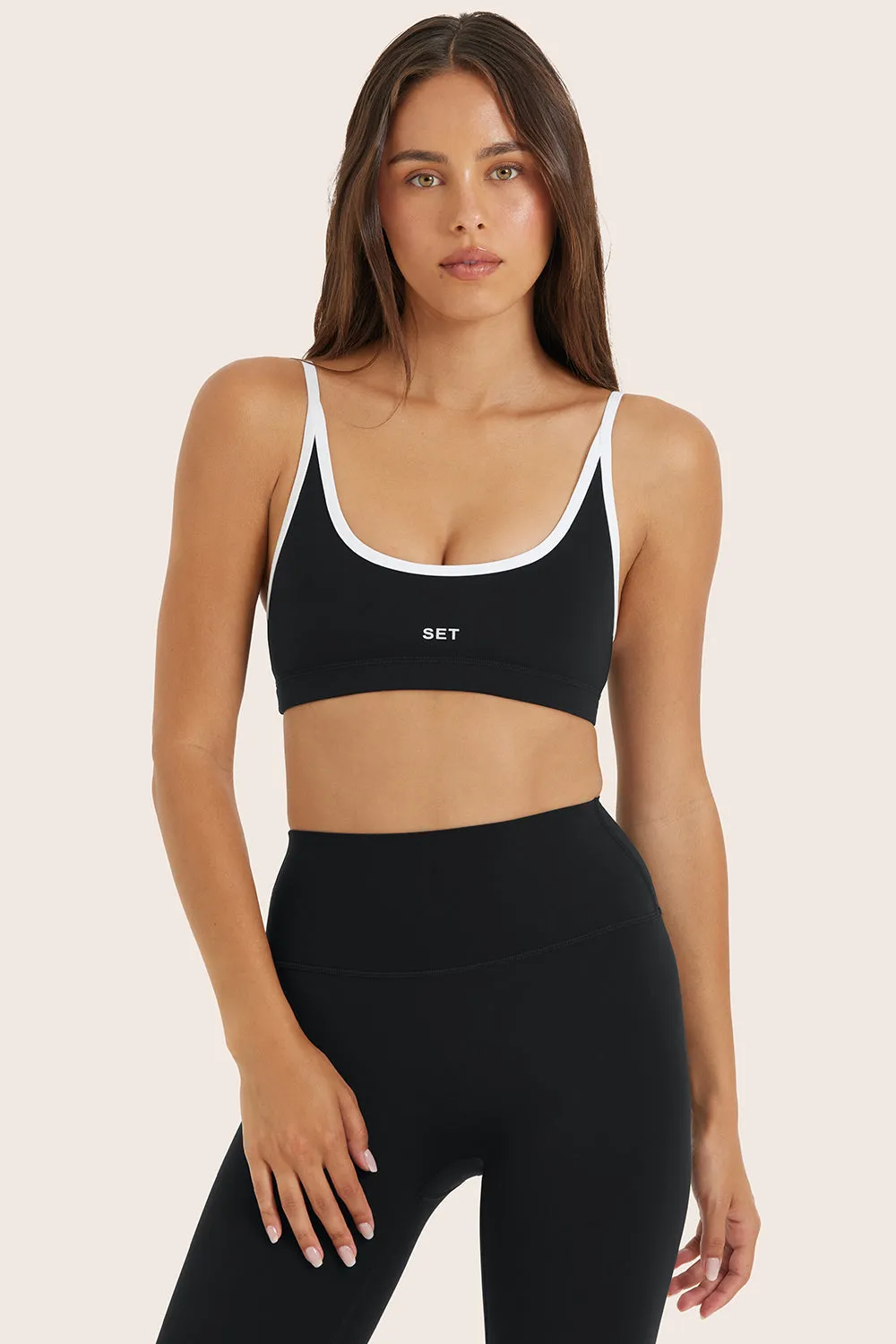 AIRLUXE™ BREATHE CONTRAST MOVE BRA - ORCA sold by SETactive
