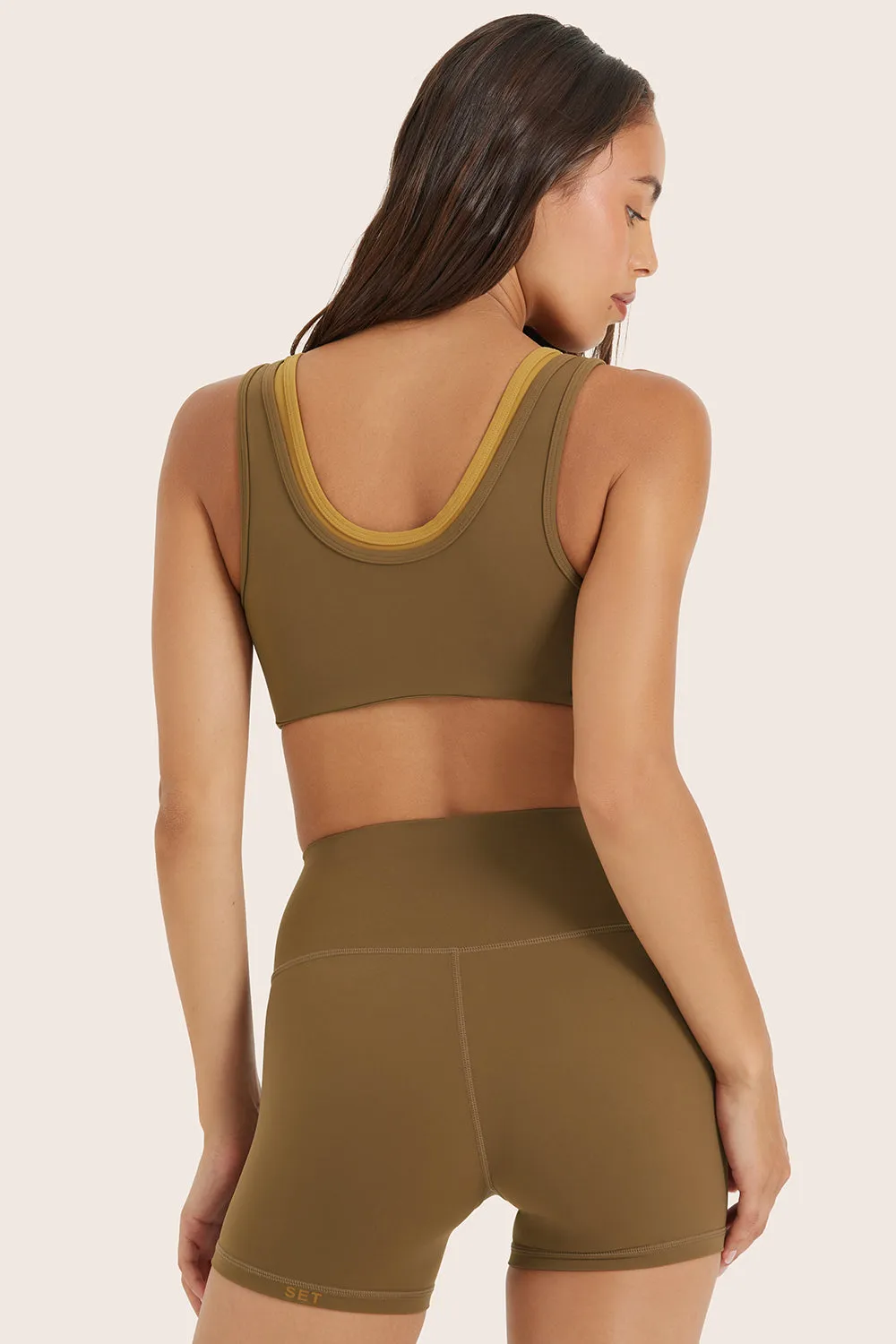 AIRLUXE™ BREATHE LAYER SCOOP BRA - OTTER sold by SETactive product image thumbnail 4