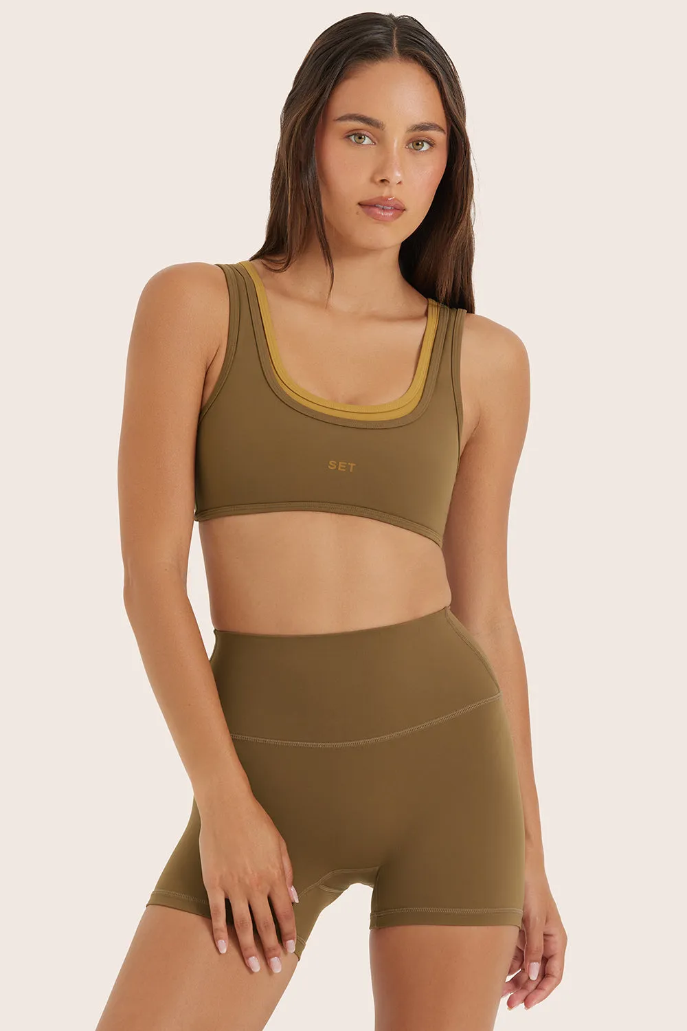 AIRLUXE™ BREATHE LAYER SCOOP BRA - OTTER sold by SETactive product image thumbnail 3
