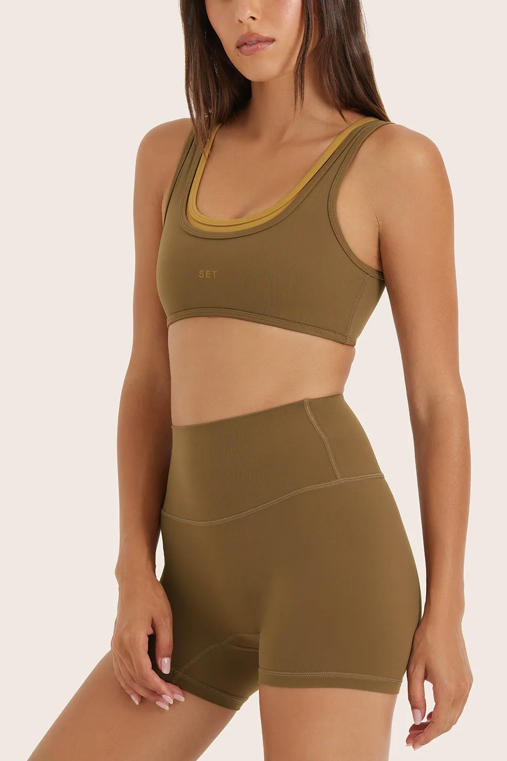 AIRLUXE™ BREATHE LAYER SCOOP BRA - OTTER sold by SETactive product image thumbnail 2