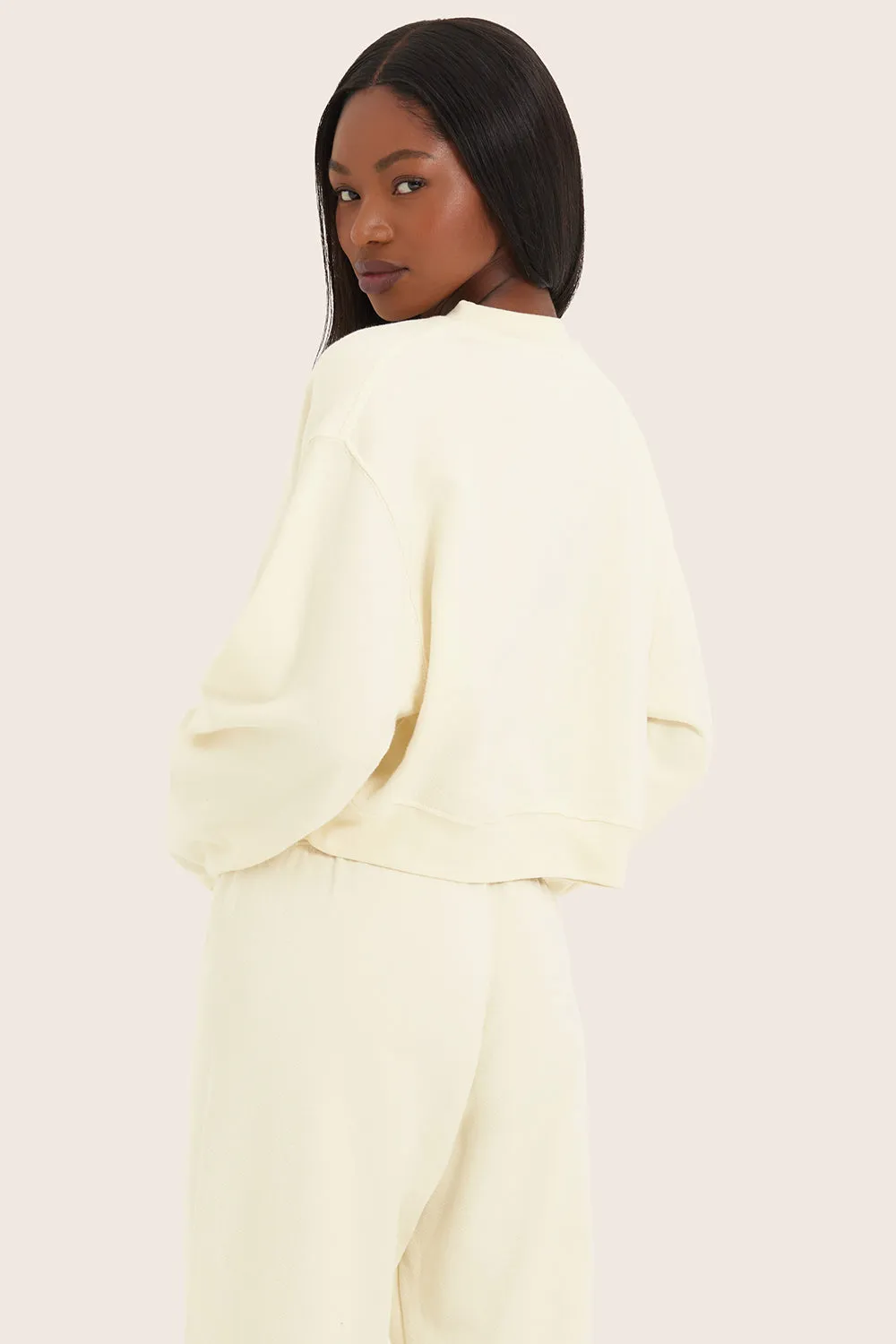LIGHTWEIGHT SWEATS CLASSIC CROPPED CREWNECK - CABANA sold by SETactive product image thumbnail 2
