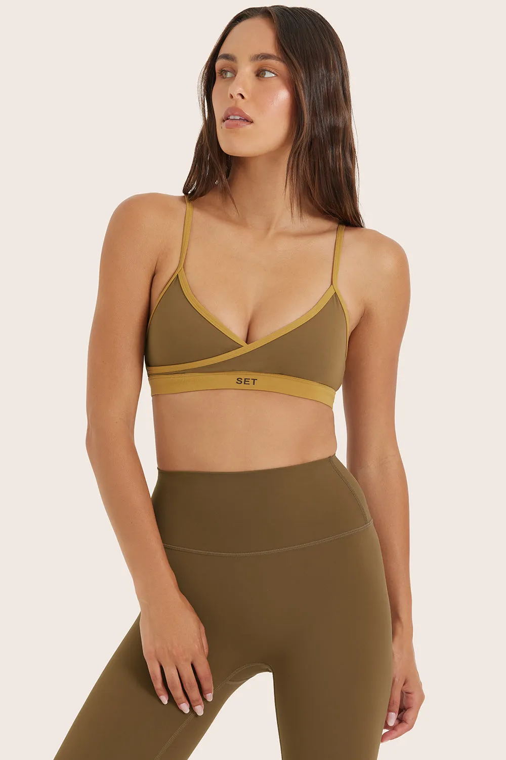 AIRLUXE™ BREATHE PIPELINE BRA - OTTER sold by SETactive product image thumbnail 3