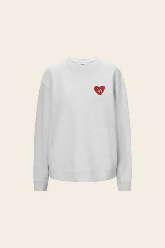 MIDWEIGHT SWEATS - LA LOVES YOU TOO CREWNECK sold by SETactive