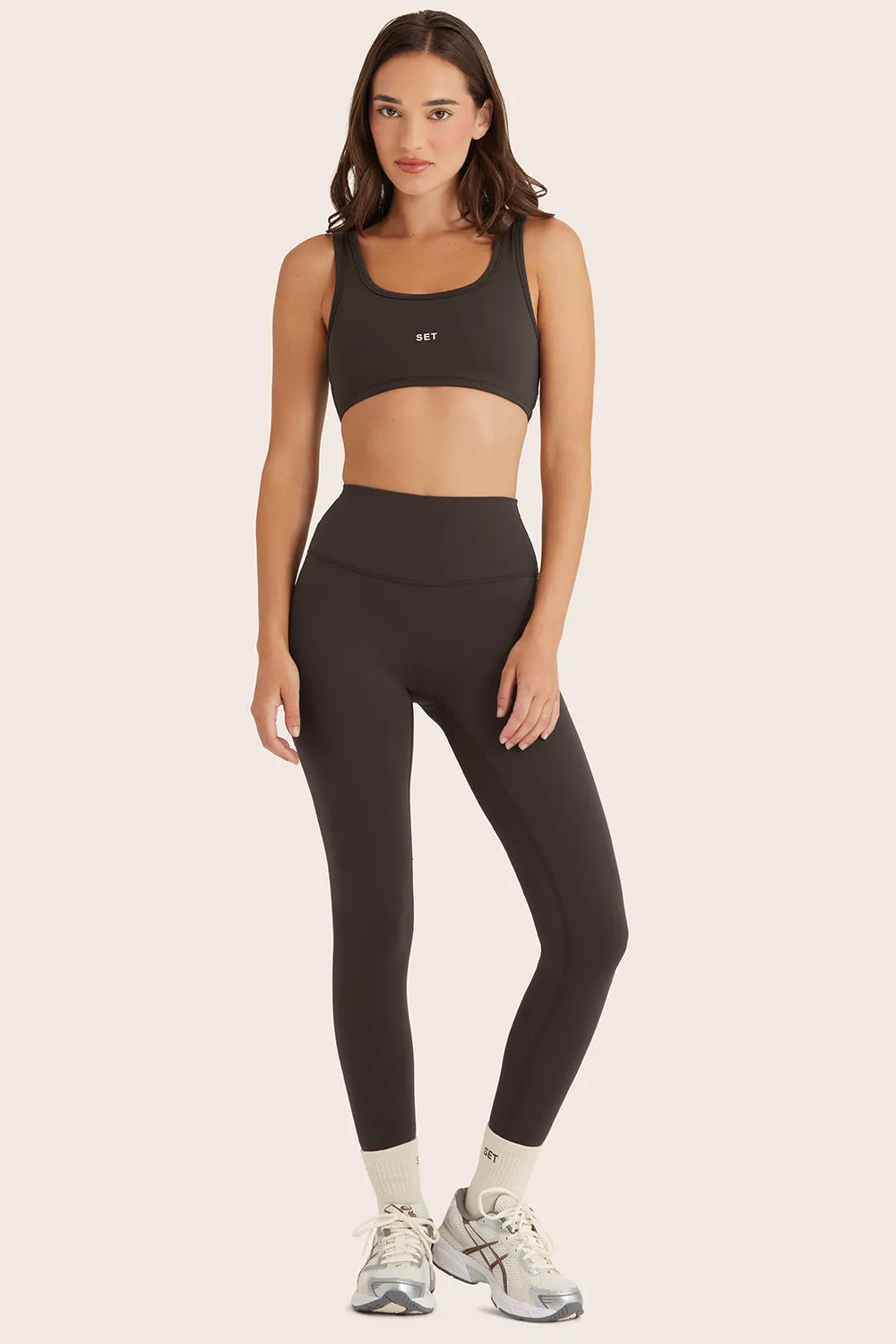 AIRLUXE™ BREATHE HIGH-RISE LEGGINGS - BIRTHDAY ESPRESSO sold by SETactive product image thumbnail 2