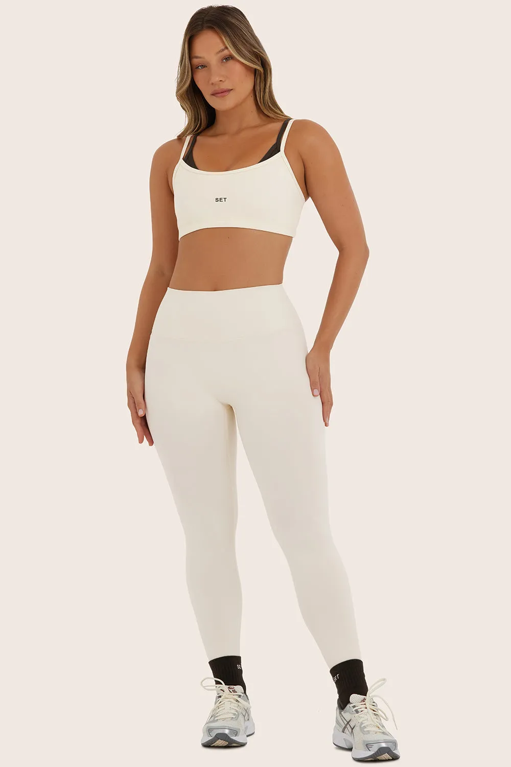 AIRLUXE BREATHE HIGH-RISE LEGGINGS - LECHE sold by SETactive product image thumbnail 2
