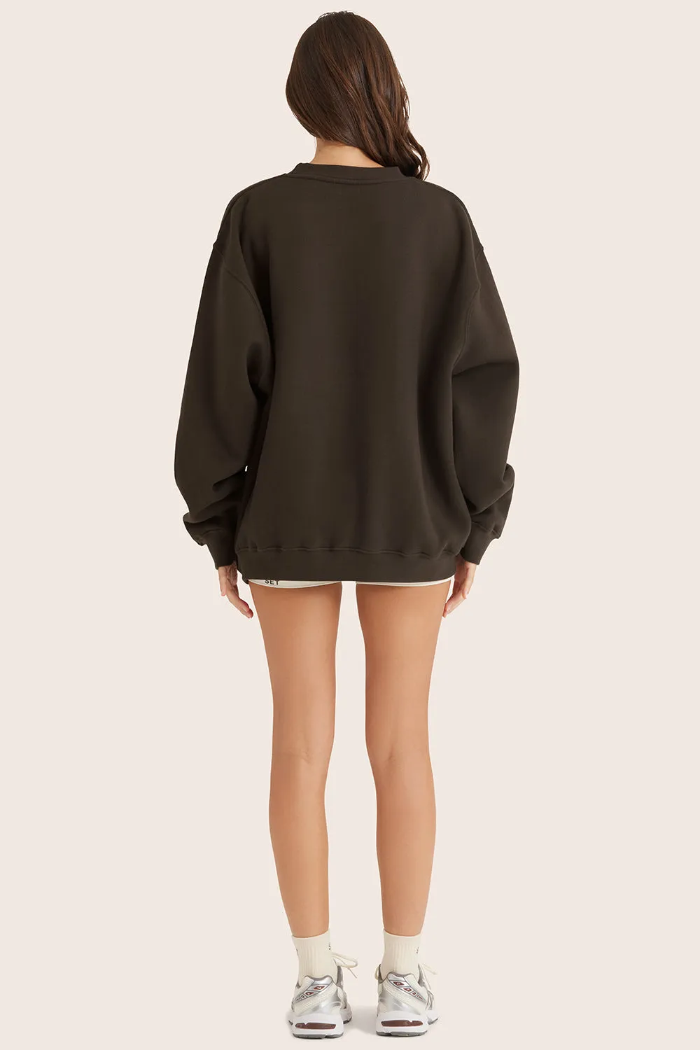 MIDWEIGHT SWEATS STAPLE SET CREWNECK - BIRTHDAY ESPRESSO sold by SETactive product image thumbnail 4