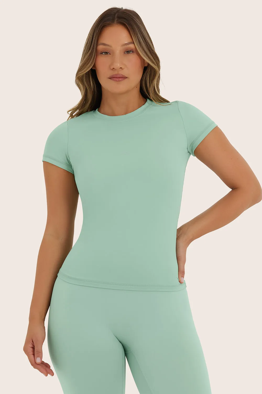 AIRLUXE™ BREATHE TEE - JULEP sold by SETactive