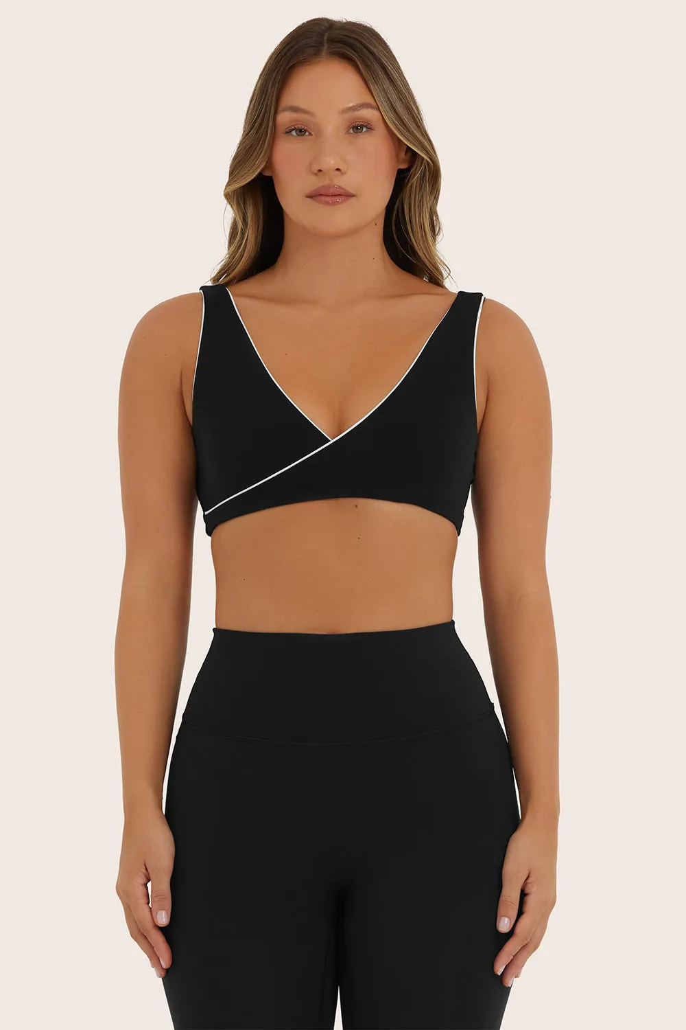 AIRLUXE BREATHE CONTRAST WRAP BRA - ORCA sold by SETactive