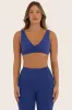 AIRLUXE™ BREATHE CONTRAST WRAP BRA - AQUA sold by SETactive