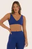AIRLUXE™ BREATHE CONTRAST WRAP BRA - AQUA sold by SETactive