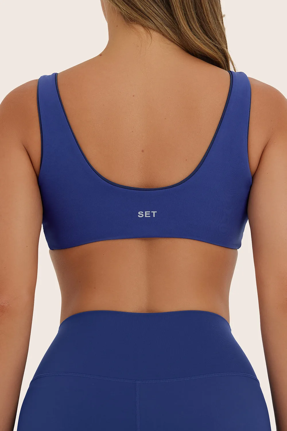 AIRLUXE BREATHE CONTRAST WRAP BRA - AQUA sold by SETactive product image thumbnail 4