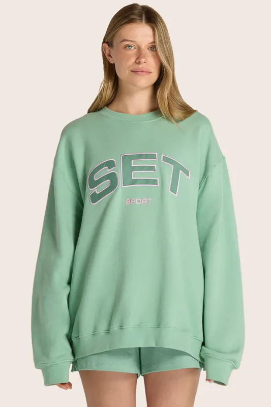 MIDWEIGHT SWEATS STAPLE SET CREWNECK - JULEP sold by SETactive