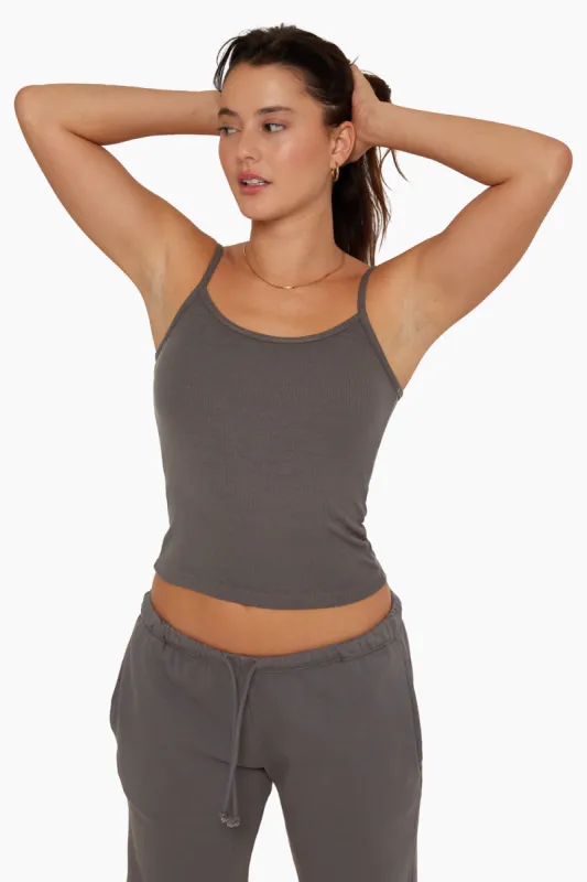 RIBBED MODAL RIBBED CLASSIC CAMI - GRAPHITE sold by SETactive
