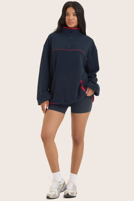 MICRO FLEECE HALF ZIP - ANCHOR sold by SETactive