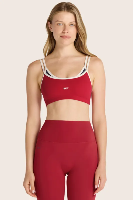 AIRLUXE™ BREATHE LAYERED MOVE BRA - LADYBUG sold by SETactive