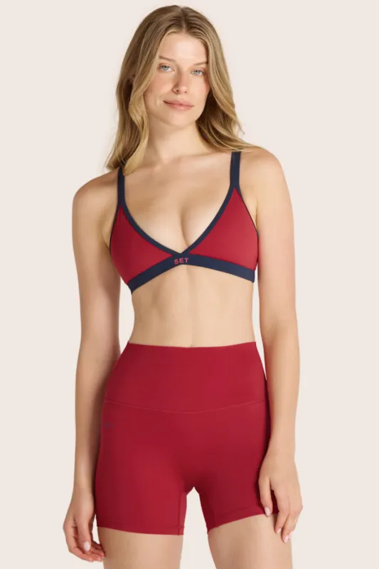 AIRLUXE™ BREATHE TRIANGLE BRA - LADYBUG sold by SETactive