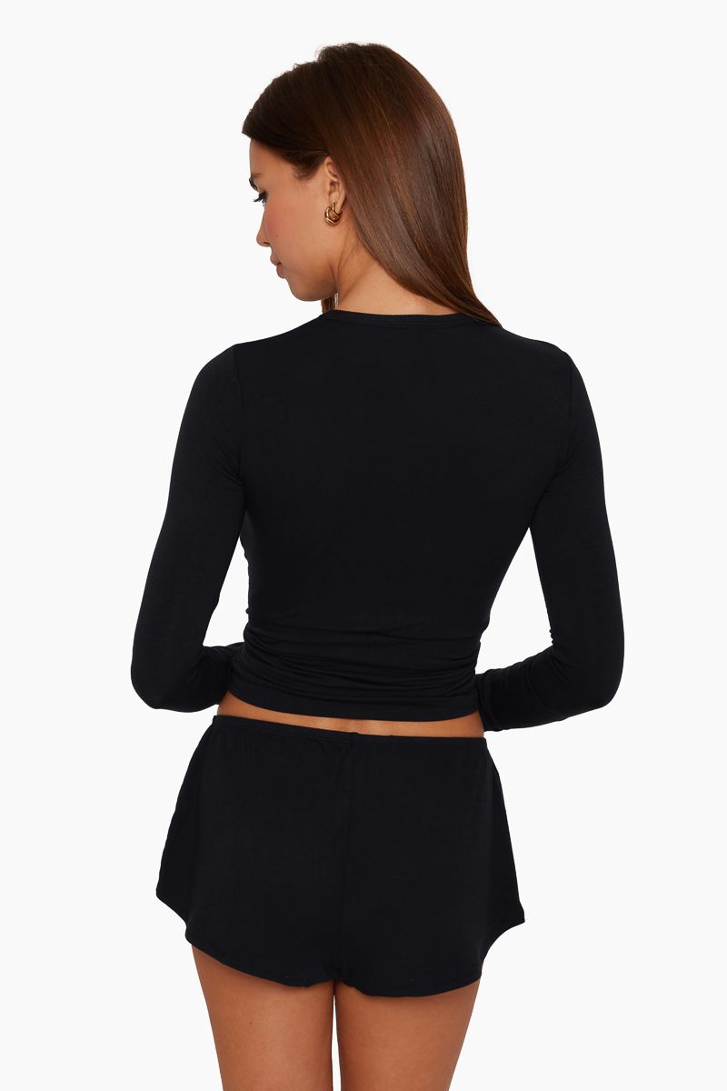 SET SLEEP™ FITTED LONG SLEEVE - ONYX sold by SETactive product image thumbnail 2