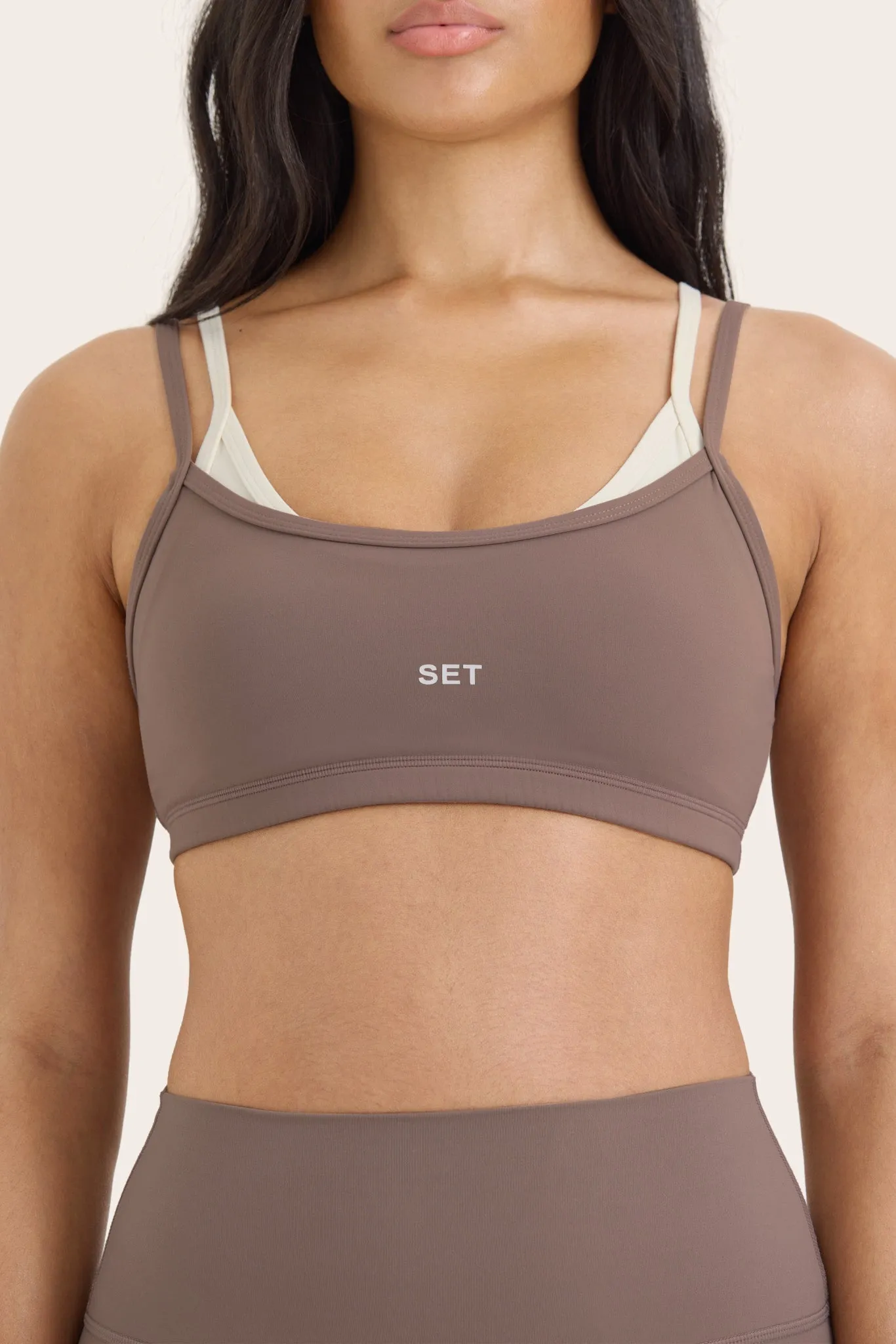 AIRLUXE BREATHE LAYERED MOVE BRA - CANOE sold by SETactive product image thumbnail 3