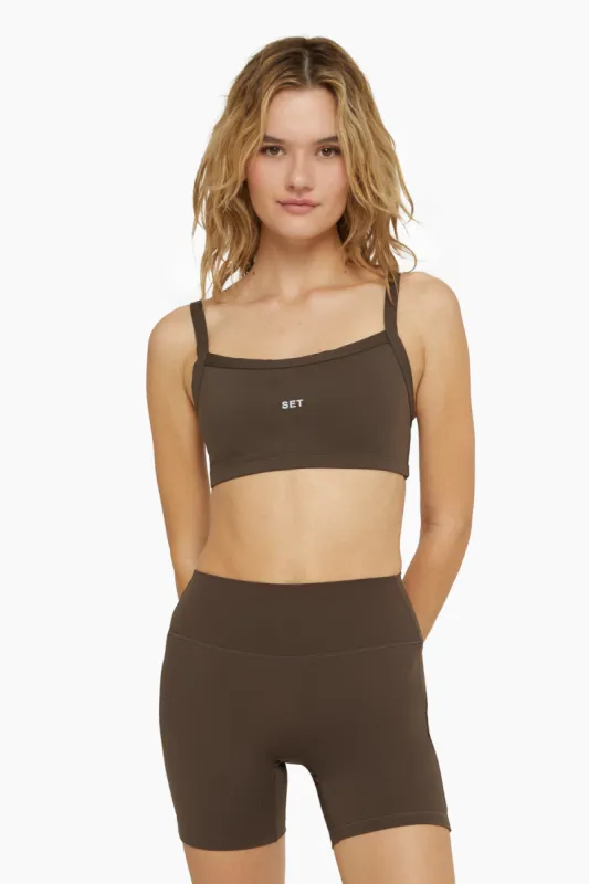 SPORTBODY® SCOOP BRA - BROWNSTONE sold by SETactive