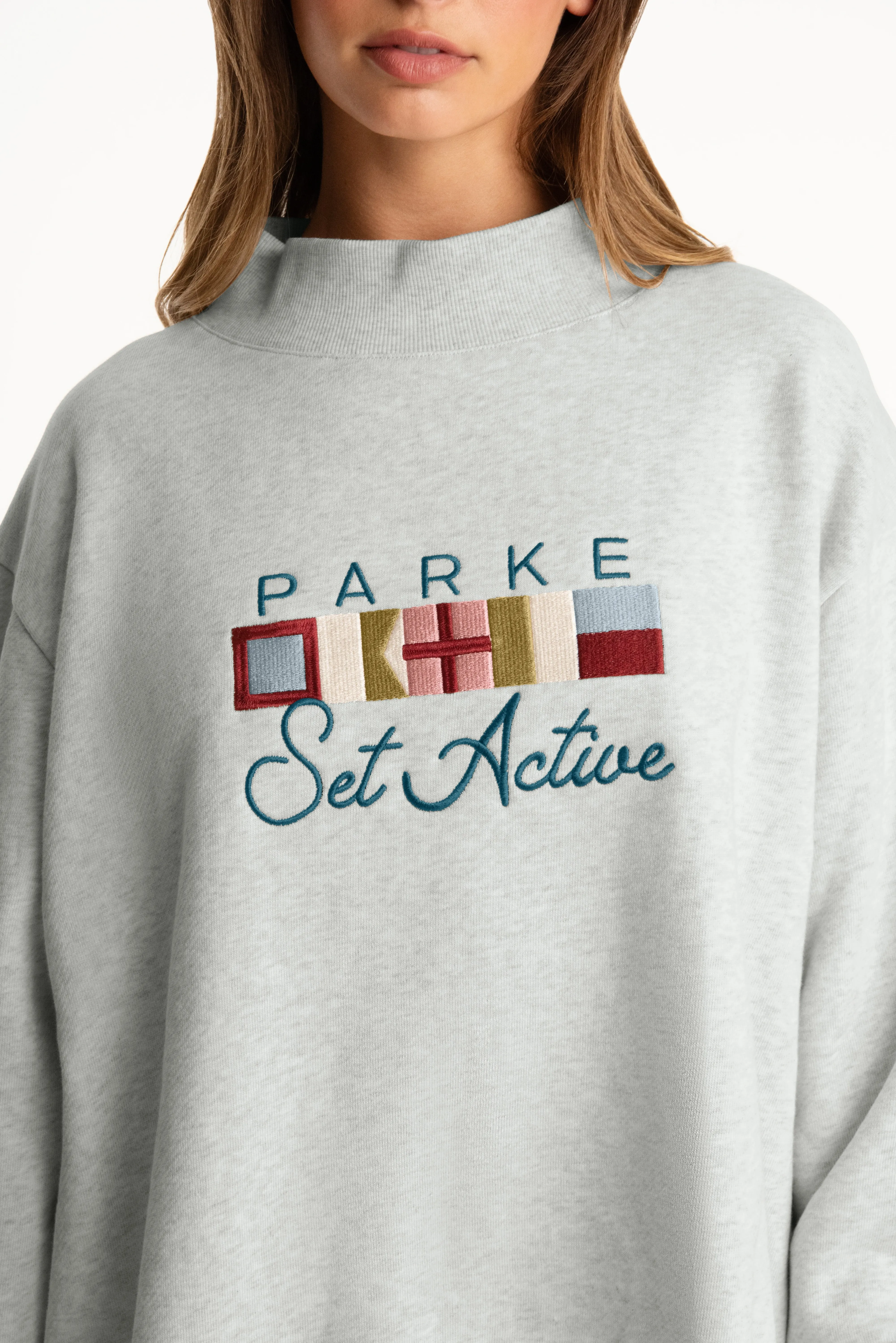 SET X PARKE FLAGSHIP MOCKNECK - PARKE CLASSIC GREY sold by SETactive product image thumbnail 4