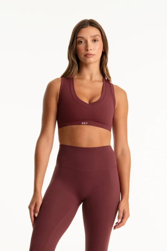 AIRLUXE™ BREATHE PARKE LA BRA - RHUBARB sold by SETactive