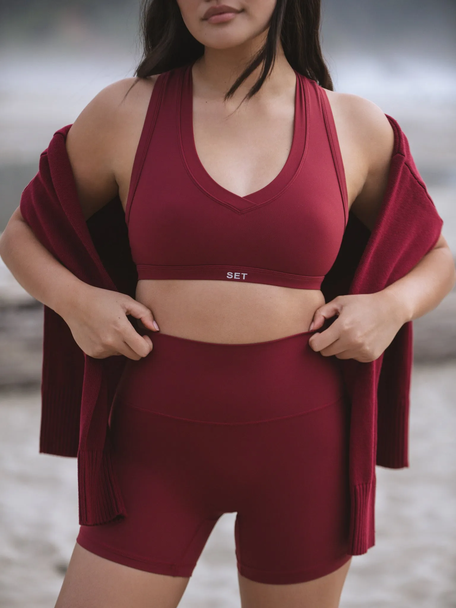 AIRLUXE BREATHE PARKE LA BRA - RHUBARB sold by SETactive product image thumbnail 2