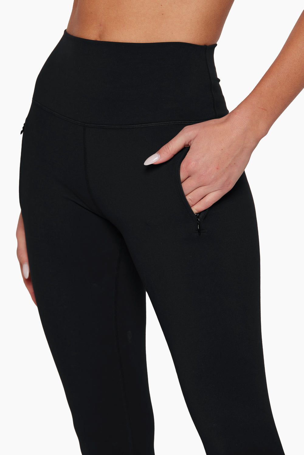 LUXFORM® ZIP POCKET LEGGINGS - ONYX sold by SETactive product image thumbnail 4
