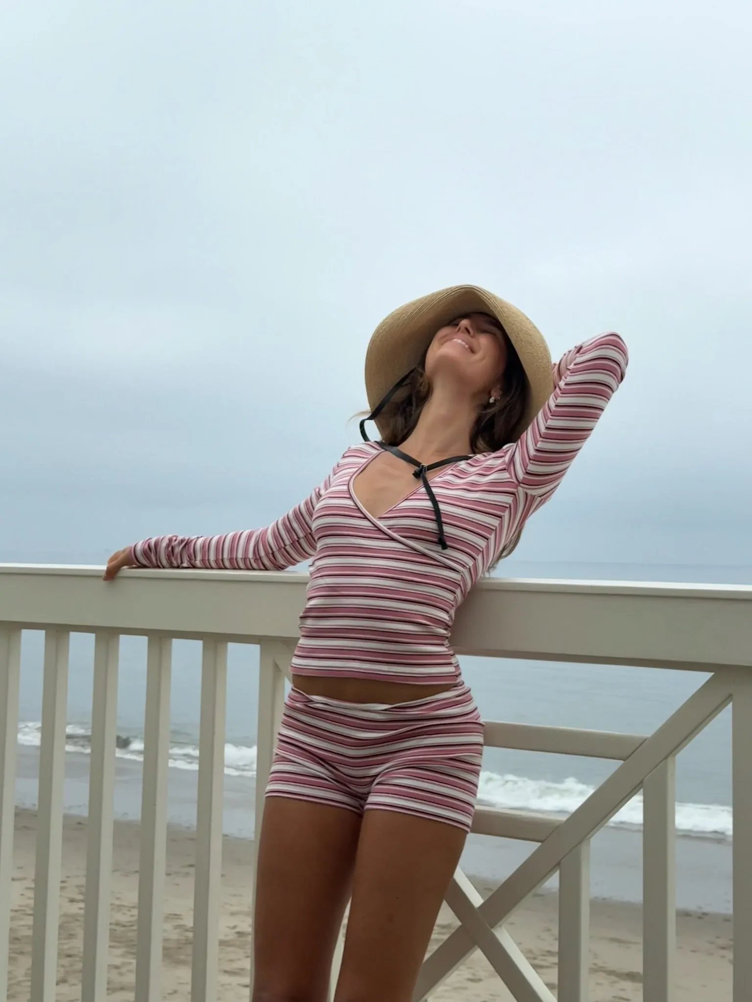 STRIPE JERSEY STRIPE PARKE SHORTS (PREORDER) - NEAPOLITAN sold by SETactive product image thumbnail 2