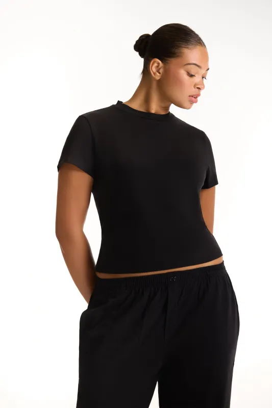 CLASSIC COTTON DAILY STAPLE TEE - ONYX sold by SETactive