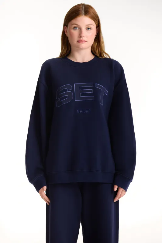 MIDWEIGHT SWEATS STAPLE SET CREWNECK - CURRENT sold by SETactive