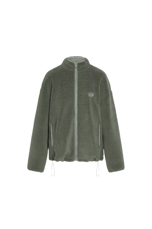 FLEECE TEDDY FULL ZIP - KELP sold by SETactive