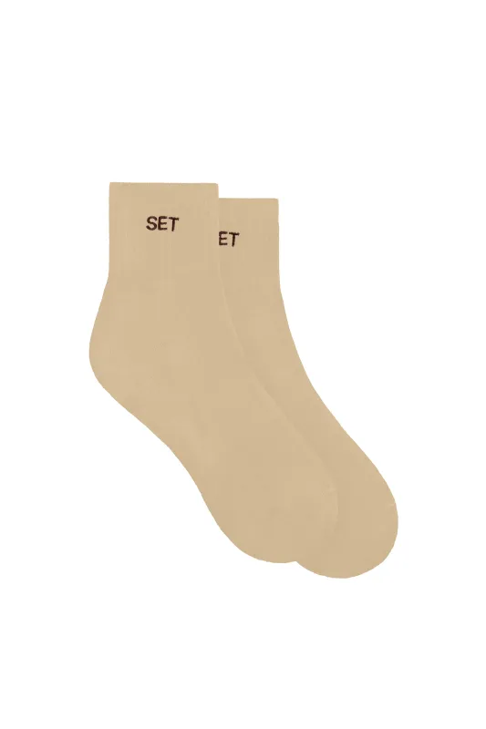 SET SHORTY SOCKS - SANDBAR/ONYX sold by SETactive