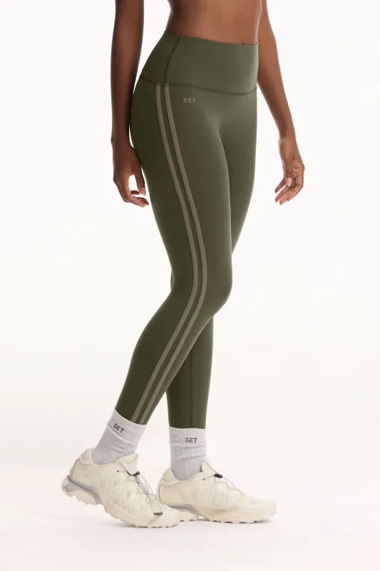 LUXFORM® LUX HIGH-RISE DUO STRIPE LEGGINGS - SURGE sold by SETactive