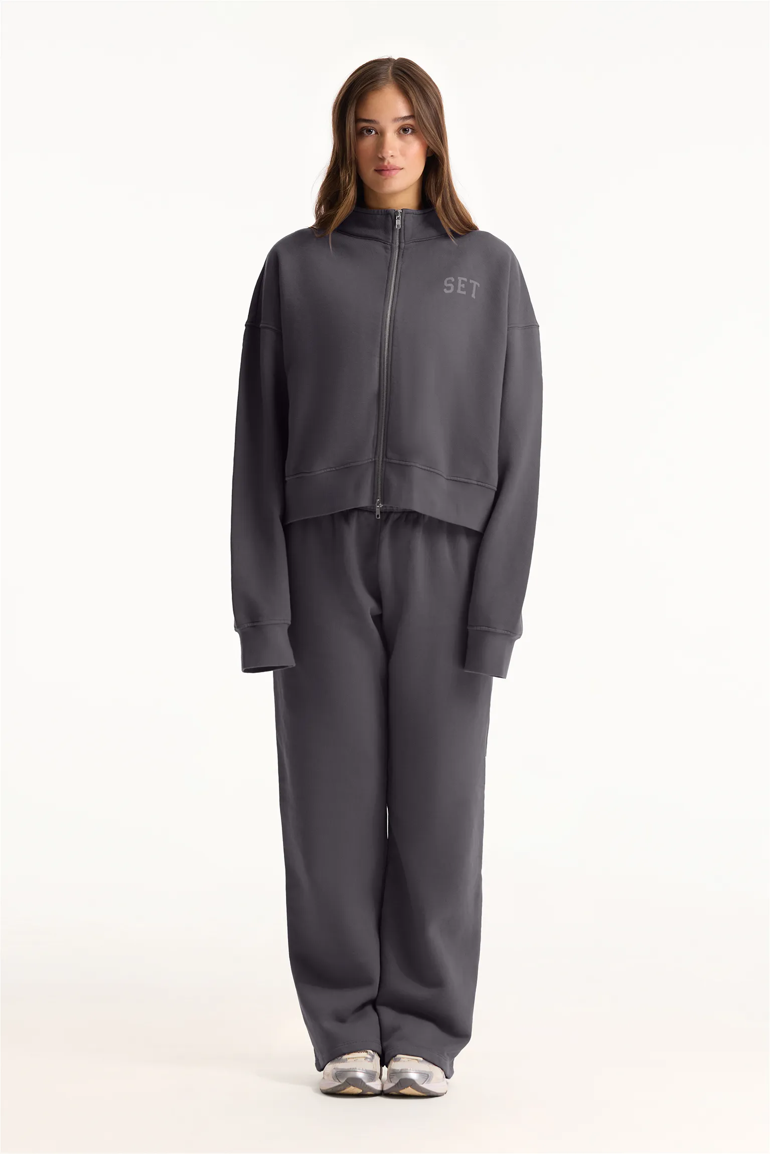 MIDWEIGHT SWEATS STAPLE SET FUNNEL ZIP - LYNX sold by SETactive product image thumbnail 2