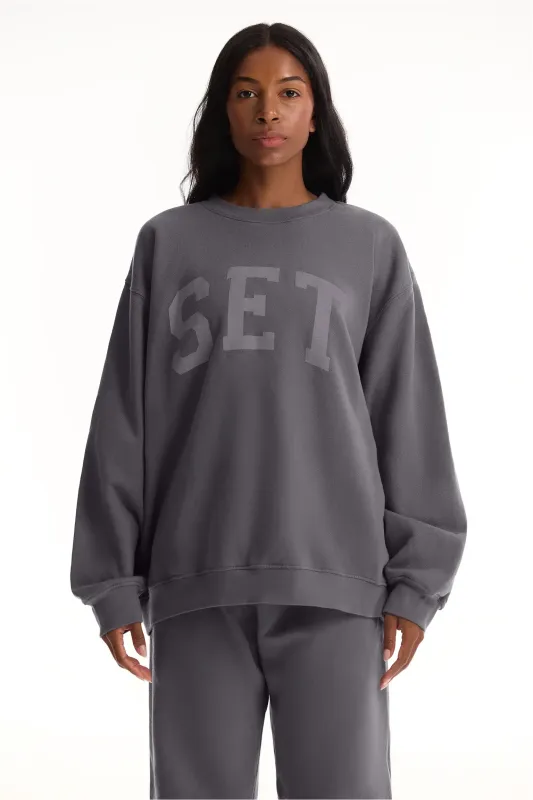 MIDWEIGHT SWEATS STAPLE SET CREWNECK - LYNX sold by SETactive