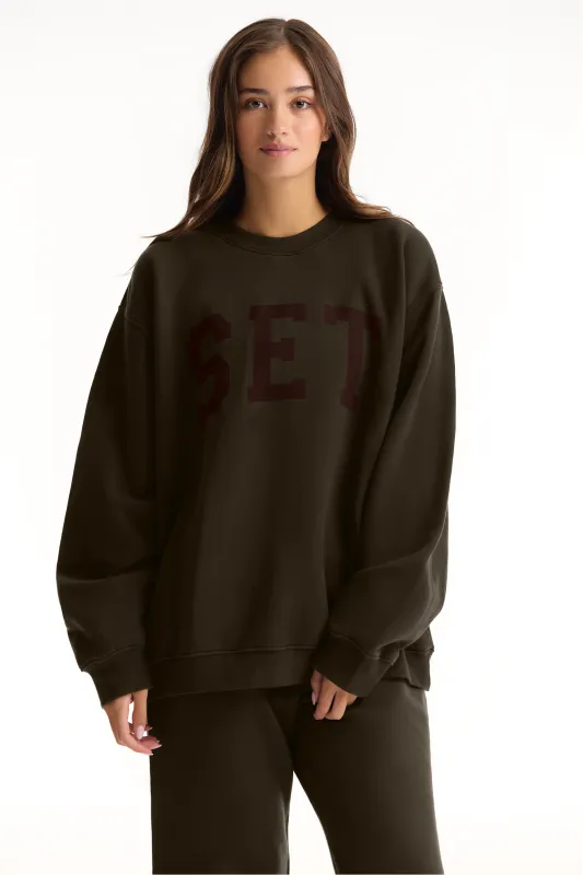 MIDWEIGHT SWEATS STAPLE SET CREWNECK - MAVERICK sold by SETactive
