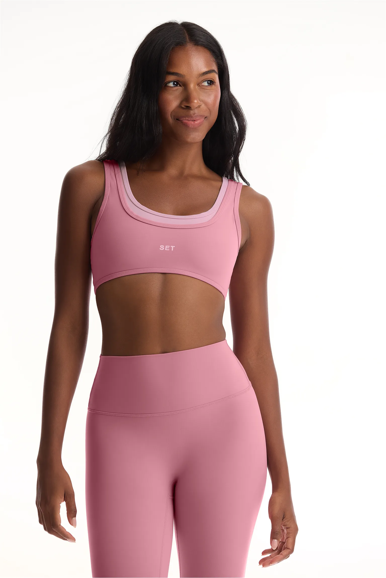 AIRLUXE™ BREATHE LAYER SCOOP BRA - GLOSSY sold by SETactive