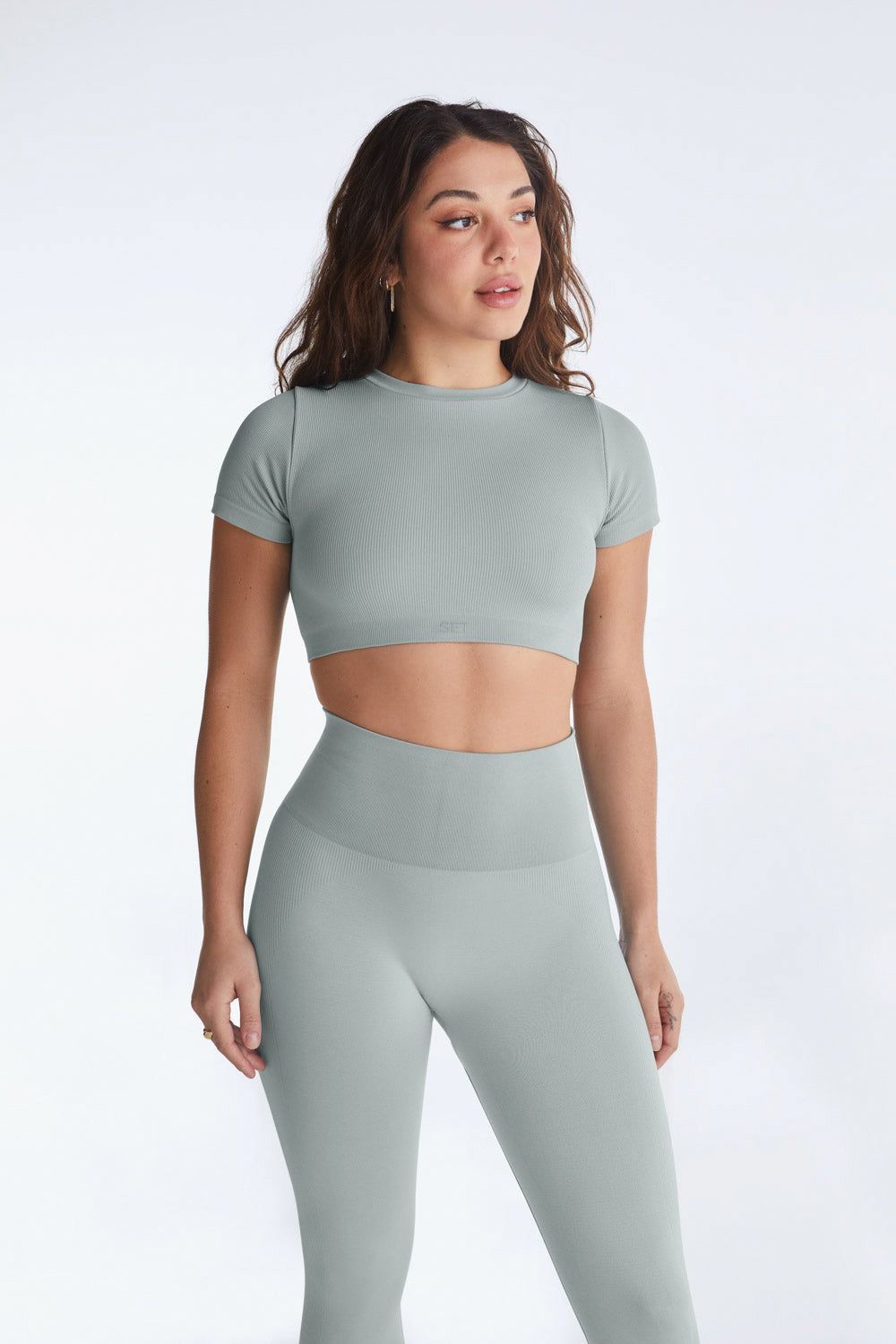 SCULPTFLEX® BABY CROP BRA - RAIN sold by SETactive