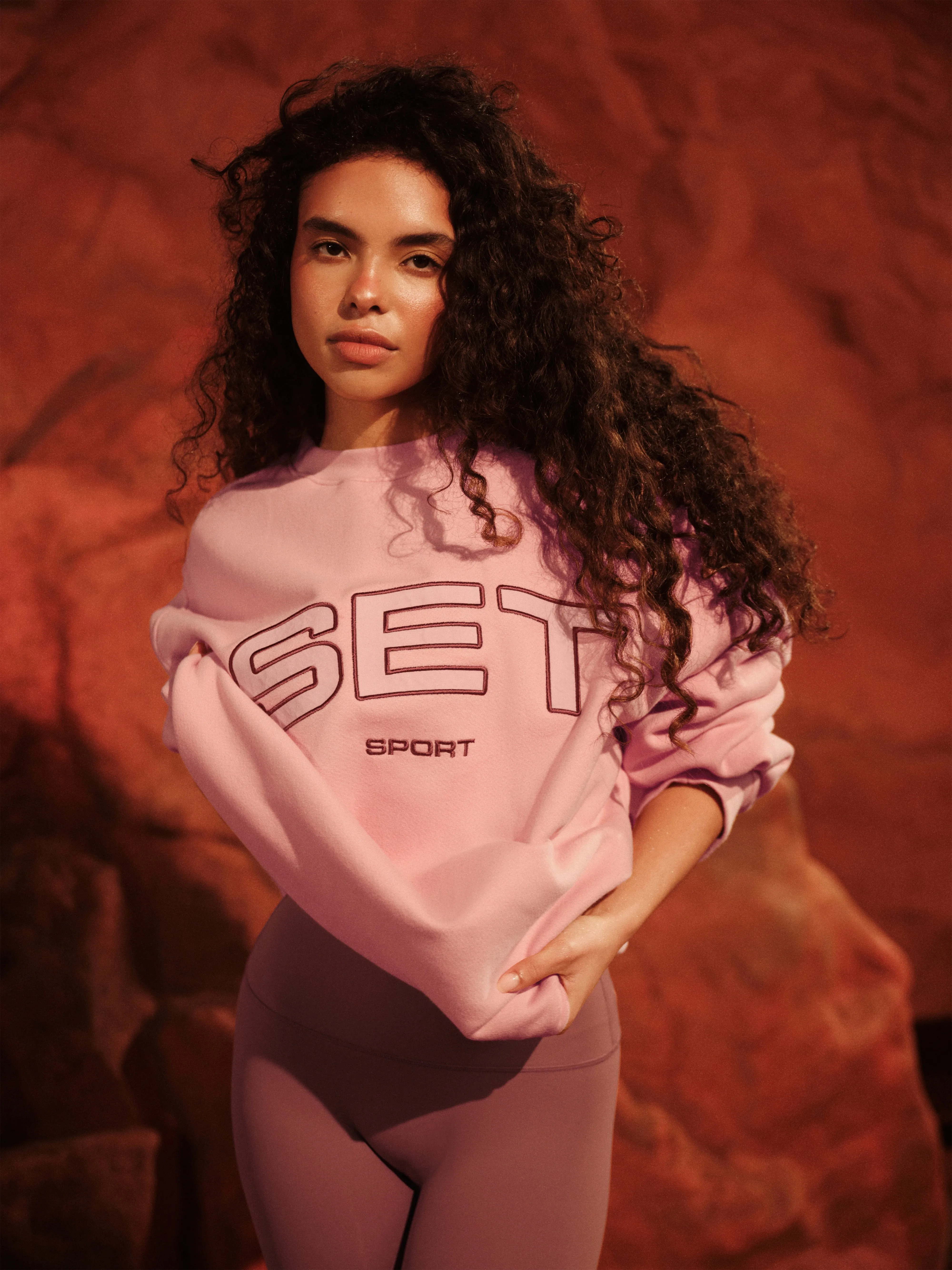 MIDWEIGHT SWEATS STAPLE SET CREWNECK - EMBER sold by SETactive product image thumbnail 2