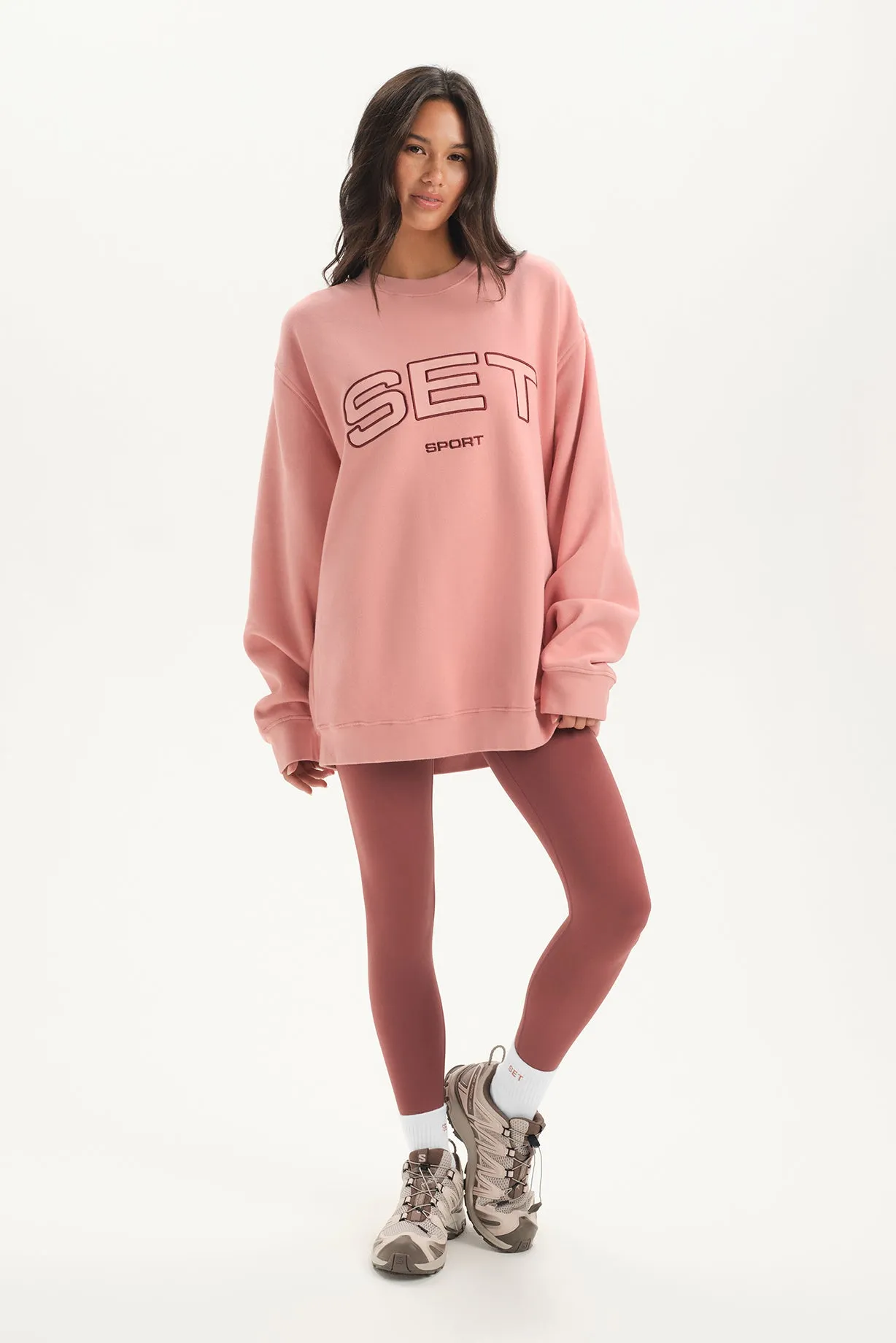 MIDWEIGHT SWEATS STAPLE SET CREWNECK - EMBER sold by SETactive product image thumbnail 3