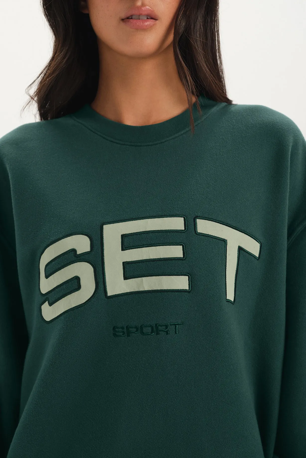MIDWEIGHT SWEATS STAPLE SET CREWNECK - NOCTURNAL sold by SETactive product image thumbnail 5