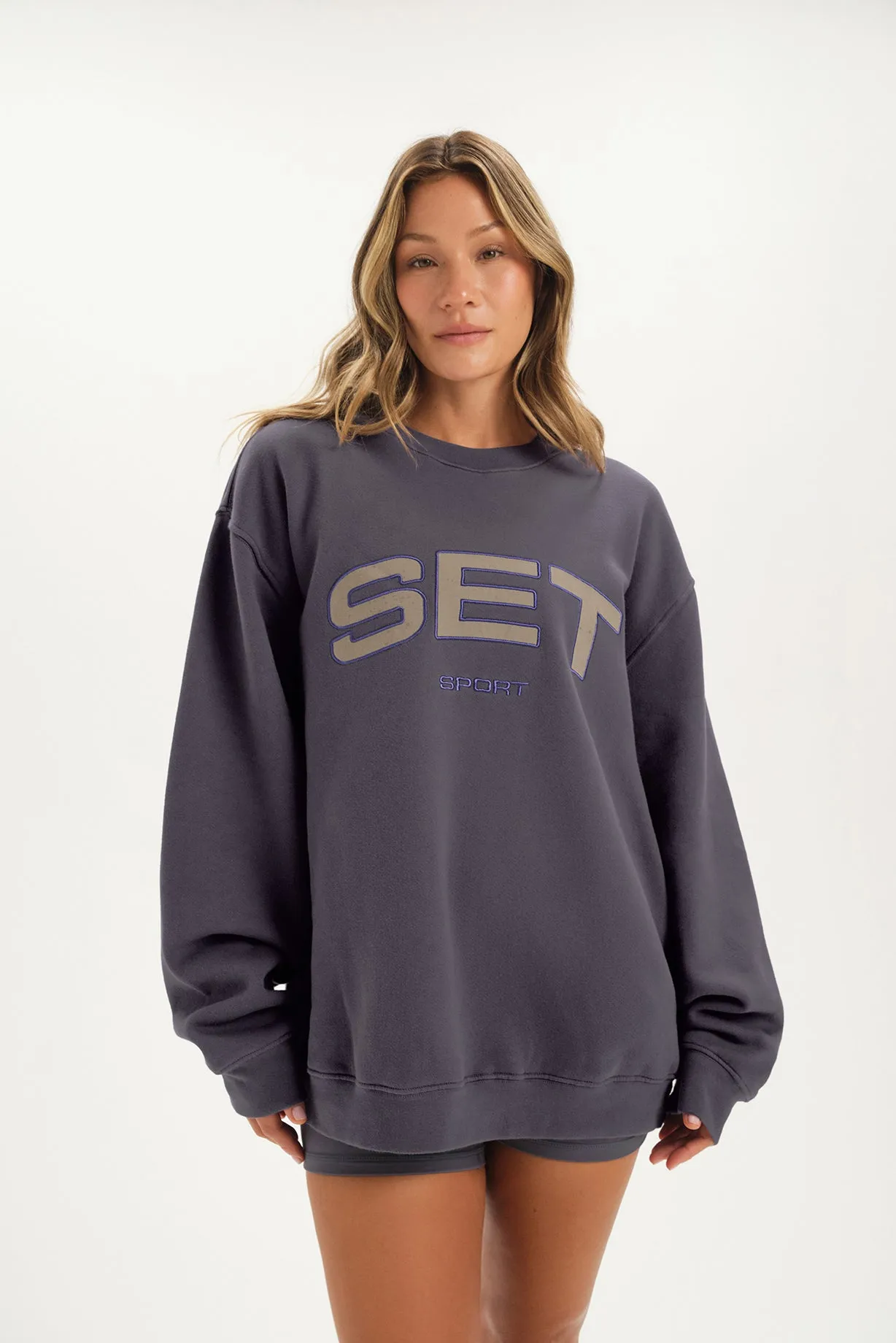 MIDWEIGHT SWEATS STAPLE SET CREWNECK - EVEREST sold by SETactive
