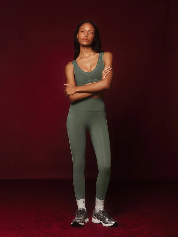 AIRLUXE BREATHE PIPE LEGGINGS - GROTTO sold by SETactive